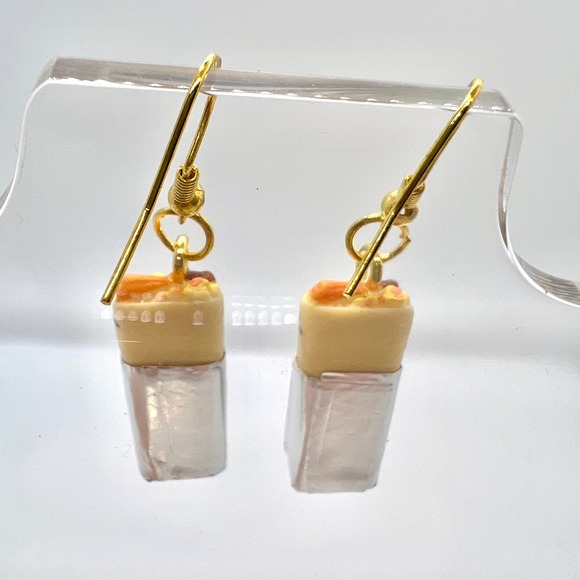 Food Earrings - Breakfast Burrito Earrings - Fast Food Accessories - Fun Earring - Picture 4 of 8